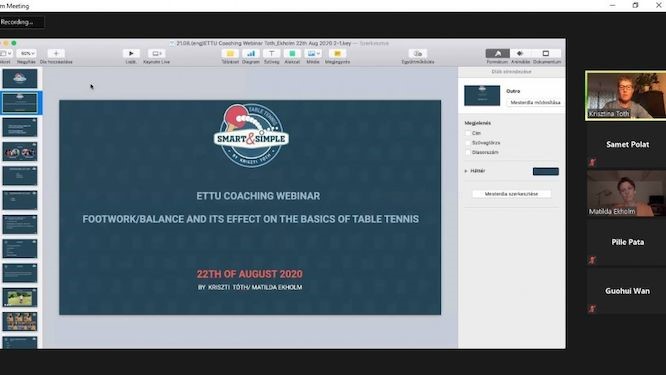 ETTU web seminar