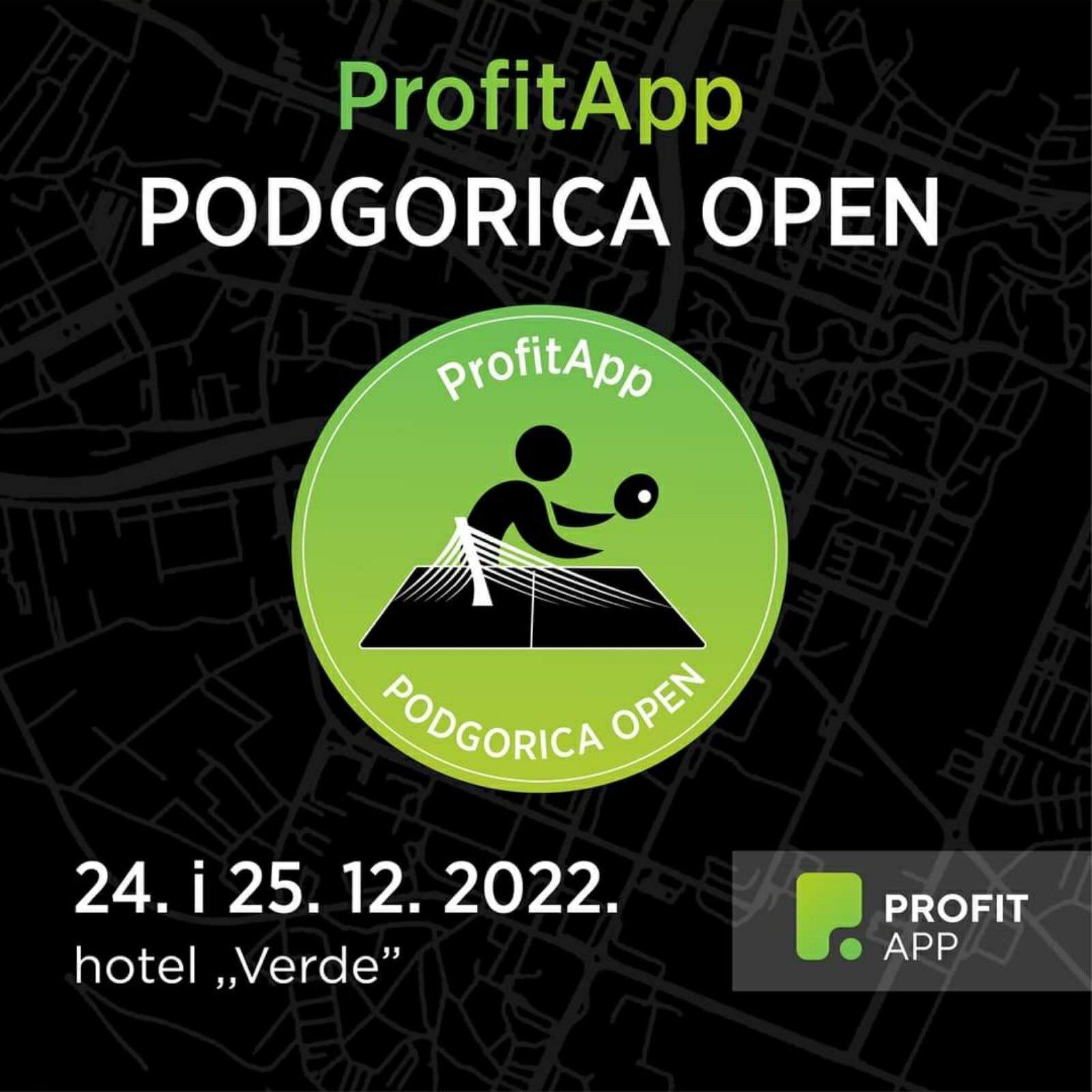 Otvorene prijave za PROFIT APP PODGORICA OPEN